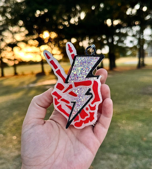 Lightning Bolt Peace Freshie
