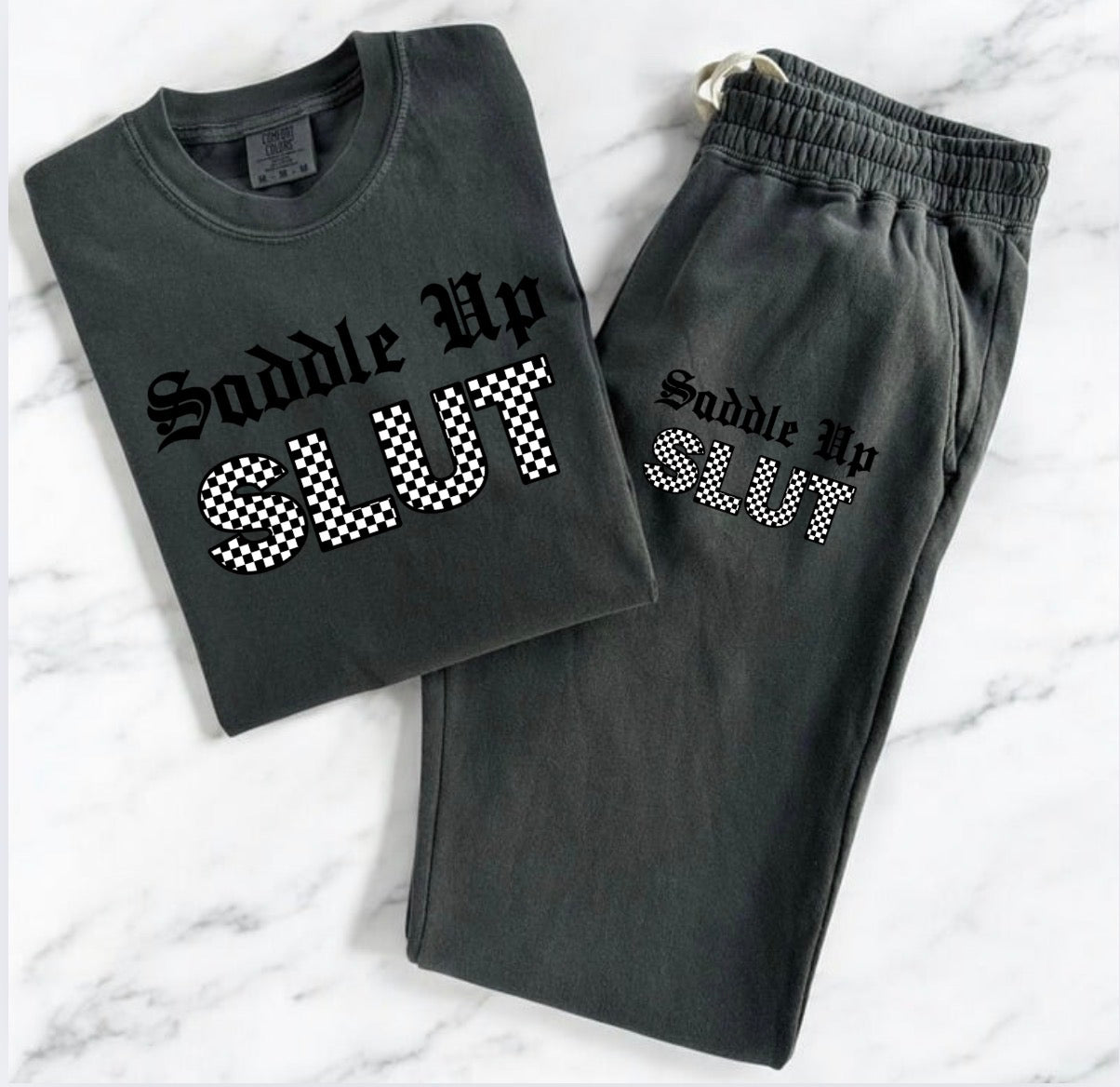 Saddle Up Tee & Sweatpants Set