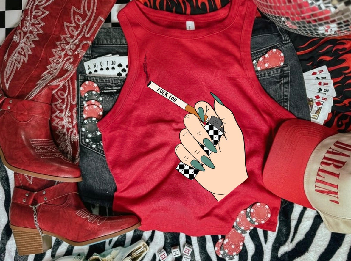 F*ck You Cropped Tank