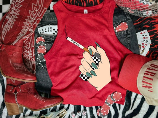 F*ck You Cropped Tank