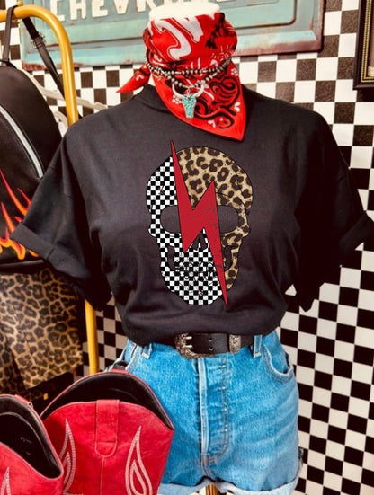 Lightning Skull Tee