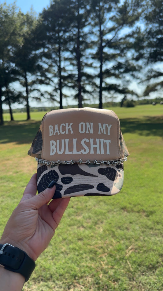 Back On My Bullshit Foam Trucker