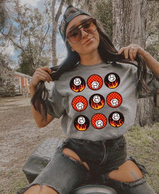 Burnin’ 8Ball Tee