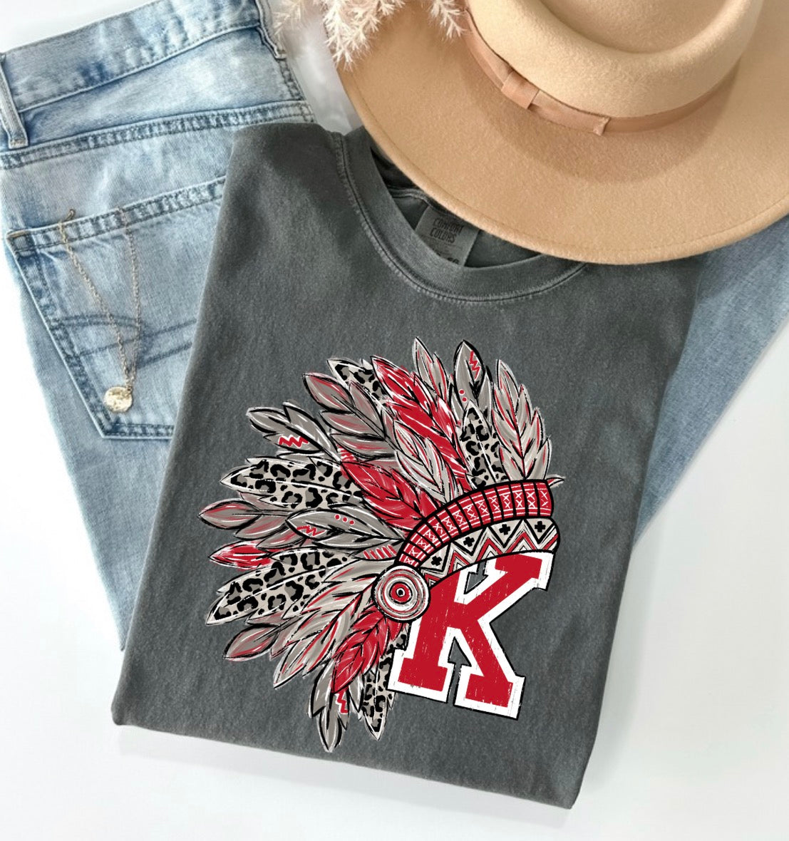 K Headdress Tee