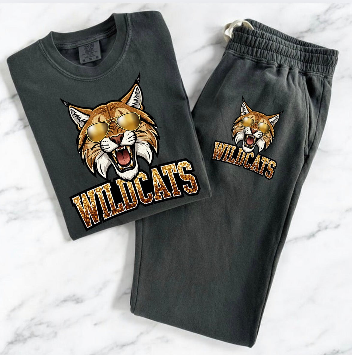 Wildcats Tee & Sweatpants Set