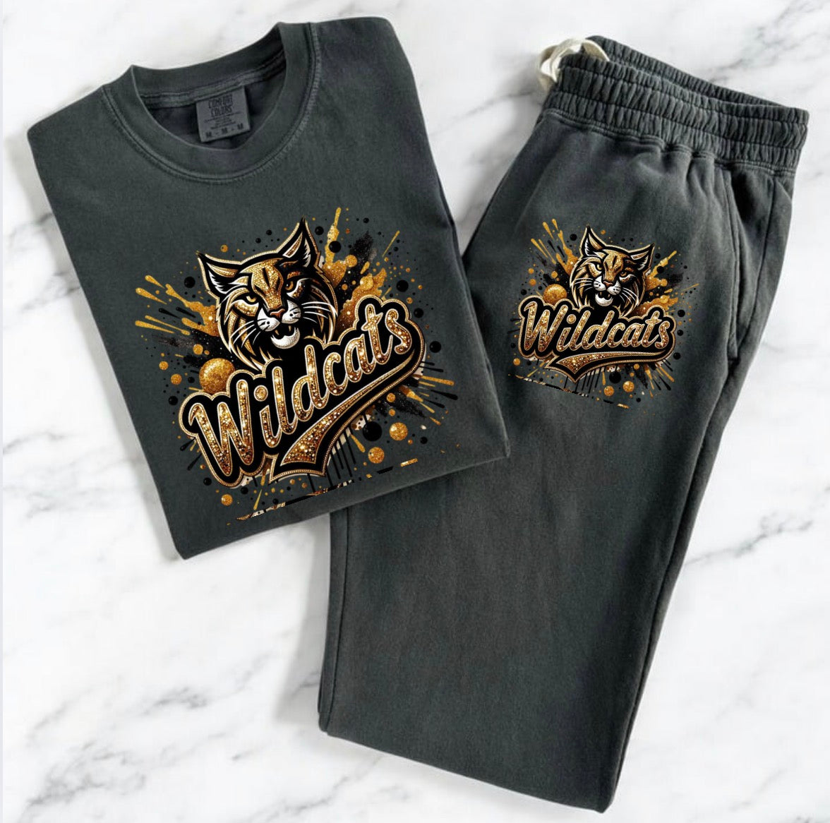 Wildcats Tee & Sweatpants Set